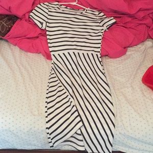 Cute black and white dress.